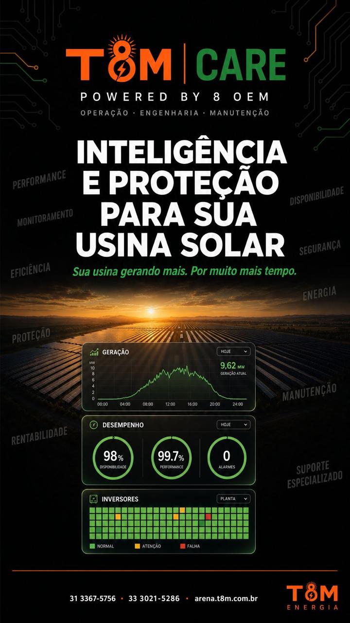 Arte fornecida T8M Care, operação, engenharia e manutenção