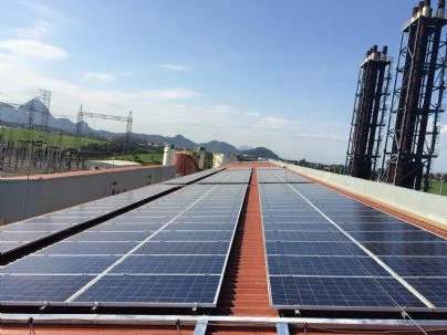 Instalação energia solar — Tevisa, Viana / ES